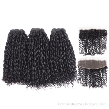 funmi in hair weaves 10A grade real brazilian human hair extensions 240G 3 bundles Pixie curly human hair selling well